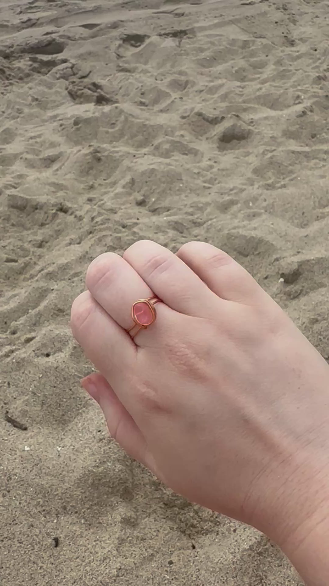 Assorted Crystal Copper Ring