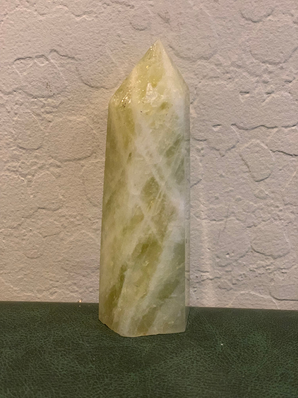 Lemon Lime Quartz Tower