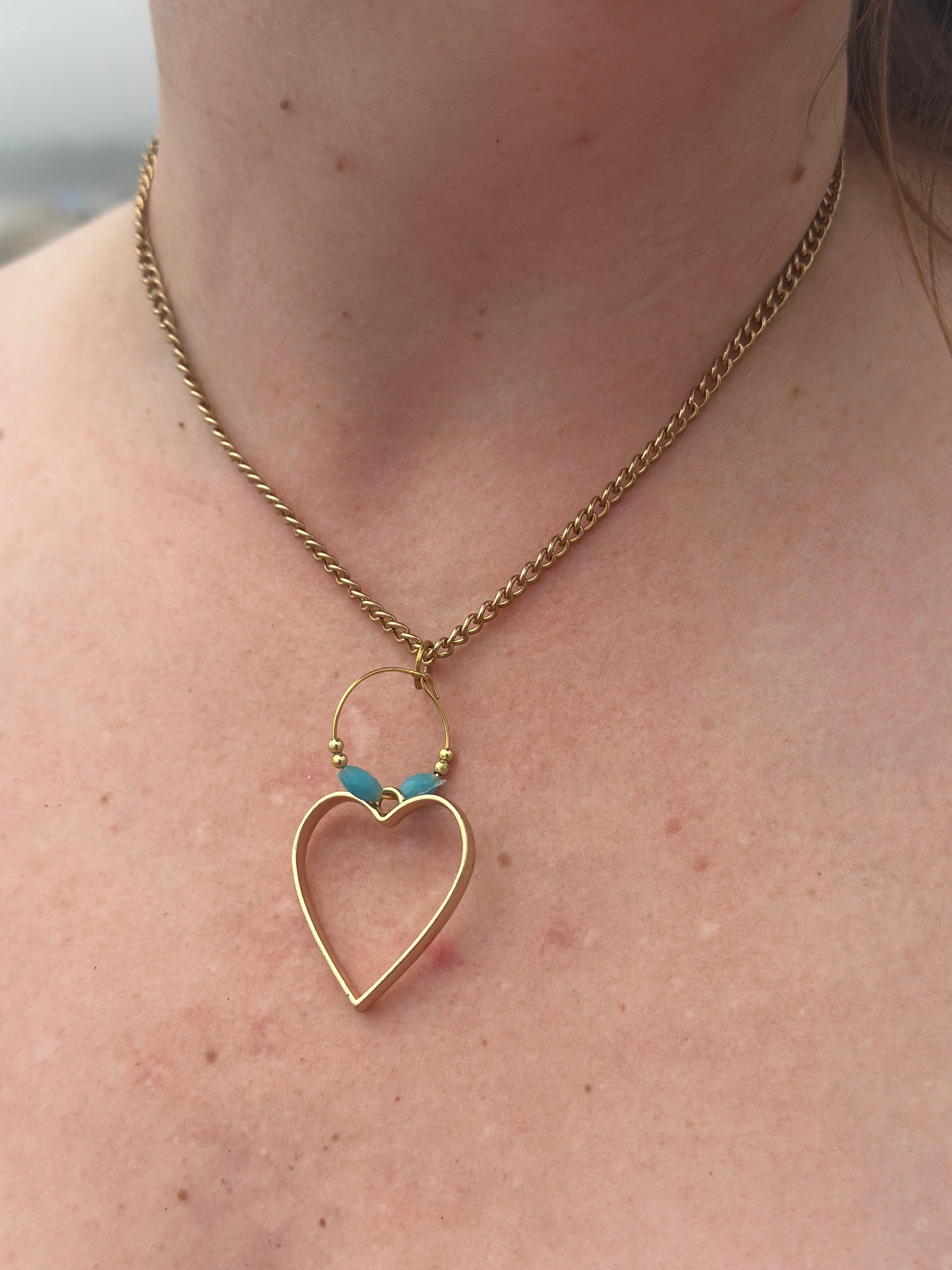Turquoise Heart Necklace